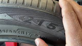 How to Read a Tire Size amp Understanding a Tire Sidewall [upl. by Nwahsak]