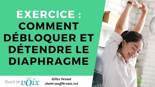 Respiration Comment débloquer et détendre le diaphragme EXERCICES [upl. by Etsirhc]