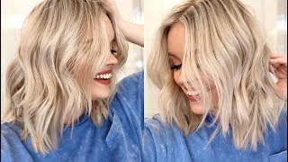 HOW TO EASY WAVES TUTORIAL  Short to Medium Length Hair [upl. by Notla695]