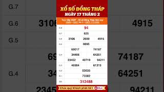 Xổ Số Đồng Tháp ngày 17 tháng 2 xsdt [upl. by Hpeosj]