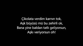 Hadise Nerdesin Askim Lyrics [upl. by Olonam]