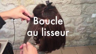 Réaliser des boucles avec un lisseur [upl. by Valene]