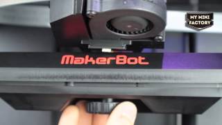 Makerbot Replicator 5th Generation Set Up [upl. by Nnylannej268]