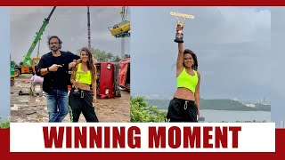 Khatron Ke Khiladi Made In India Update Nia Sharmas winning moment [upl. by Remoh]