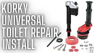 StepbyStep Guide  Korky Universal Toilet Repair  Flush Handle Upgrade [upl. by Levon]