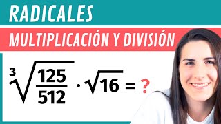 MULTIPLICACIÓN y DIVISIÓN con RADICALES ✅ [upl. by Smoot]