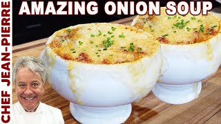 Classic French Onion Onyo Soup  Chef JeanPierre [upl. by Theola294]