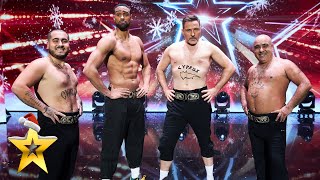 Stavros Flatley JOINED on stage by David Walliams amp Ashley Banjo  BGT Xmas [upl. by Lan]