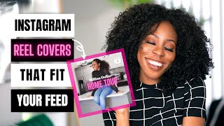 How to Create Instagram Reels Covers That Fit on Your Feed Using Canva [upl. by Luapnaej978]