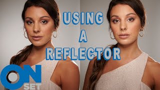 How to use a reflector for portraits OnSet ep 283 [upl. by Naltiak718]