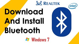 How to download and install bluetooth on windows 7 [upl. by Ayaros897]