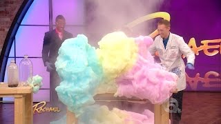 Exploding Foam Science on Rachael Ray with Jeff Vinokur amp Nick Cannon [upl. by Euqinobe]