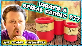 Whats a  SPIRAL LIGHT CANDLE   Candle Review amp Time Lapse Burning  The Candle Enthusiast [upl. by Tenej]