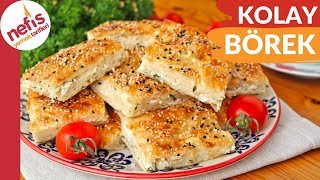 10 DAKİKADA En Kolay ve En Hızlı Börek Tarifi [upl. by Danita]