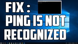 Fix Ping is not recognized as an internal or external command [upl. by Avot]