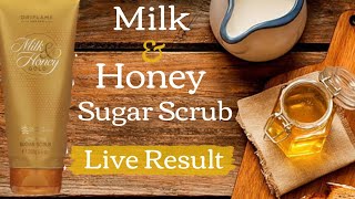 தமிழில் Oriflame Milk and Honey Sugar Scrub Review  Demo [upl. by Nilram324]