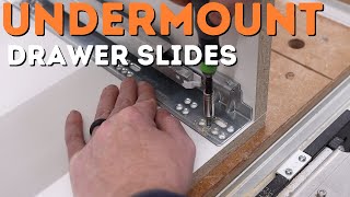 How To Install Blum Undermount Drawer Slides [upl. by Hubey]