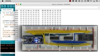 Build an Arduino EEPROM programmer [upl. by Ahsit]