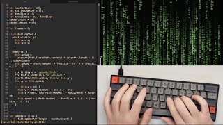 ASMR Programming  Coding Matrix  No Talking [upl. by Hadden]