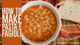 How to make Pasta Fagioli  Cara Di Falco  Caras Cucina [upl. by Ahcurb]