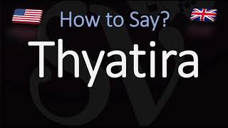 How to Pronounce Thyatira CORRECTLY [upl. by Cioffred289]