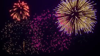 Free Fireworks Background Loop for New Years 4th of July [upl. by Nywra]