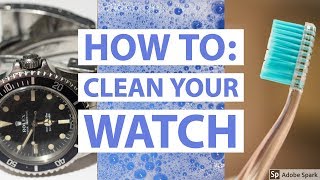 How to Clean Your Watch  DIY [upl. by Flore]