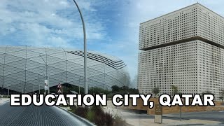 Education City Qatar  Drive around campuses [upl. by Terrag799]