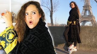 I WORE A VERSACE BATHROBE IN PUBLIC  HOW I STYLED IT AND SLAYED [upl. by Anayaran]