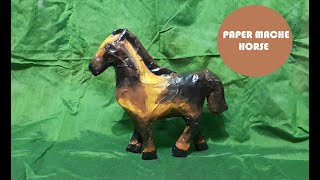 PAPER MACHE HORSE [upl. by Herrle566]