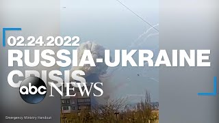 RussiaUkraine Crisis February 24 2022 [upl. by Ardnikal508]