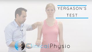 Yergasons Test  Clinical Physio [upl. by Enel]