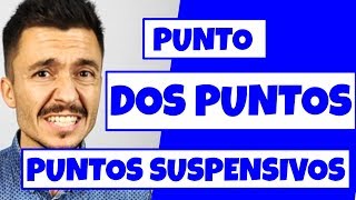 Uso de los signos de puntuación punto dos puntos y puntos suspensivos [upl. by Johppa]