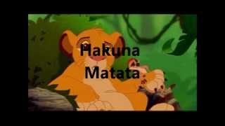 Der König der Löwen  Hakuna Matata Lyrics [upl. by Fang]