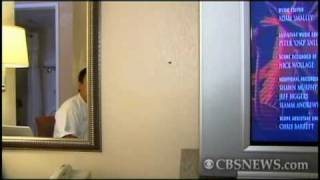 Peephole Discovered in Calif Hotel Room [upl. by Cormack]