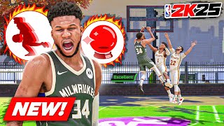 This GIANNIS ANTETOKOUNMPO BUILD is DOMINATING NBA 2K25 [upl. by Jael768]