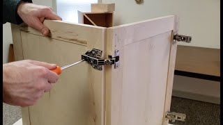 How To Install Corner Susan Door Hinges [upl. by Laeira]