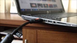 How To Connect Your LaptopComputer Using A HDMI Cable [upl. by Nam52]