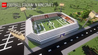 How to build a football stadium in minecraft [upl. by Timoteo]