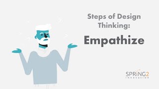 Design Thinking Step 1 Empathize [upl. by Ailecara]