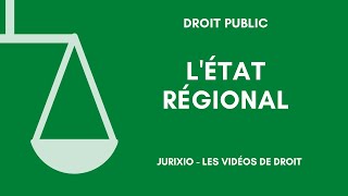 LEtat régional [upl. by Cherin407]