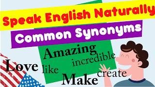 Lesson 5 101 Common Synonyms Words in English [upl. by Moir579]