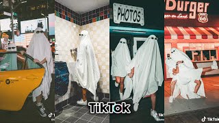 Ghost photoshoot trend  Spooky Season TikTok compilation [upl. by Ecirtnahc]