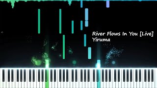 River Flows In You Live Version  Yiruma midi amp sheet [upl. by Gaspar863]