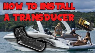 How to Install a Transducer GARMIN ECHOMAP PLUS 73SV Full Installation Part 1 [upl. by Rog587]