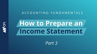 How to Prepare an Income Statement  Accounting Fundamentals Part 3 [upl. by Myra746]