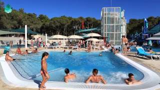 Aquapark Čikat in campsite Čikat  Mali Lošinj Croatia [upl. by Floris]