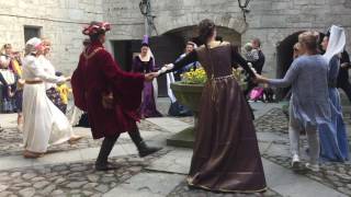 Medieval dance teaching [upl. by Iadrahc]