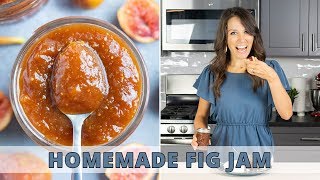 Easy Homemade Fig Jam Recipe  No Pectin Needed [upl. by Annairda]