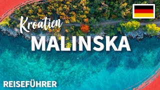 Die Stadt Malinska  Insel Krk  Kroatien [upl. by Yllah]